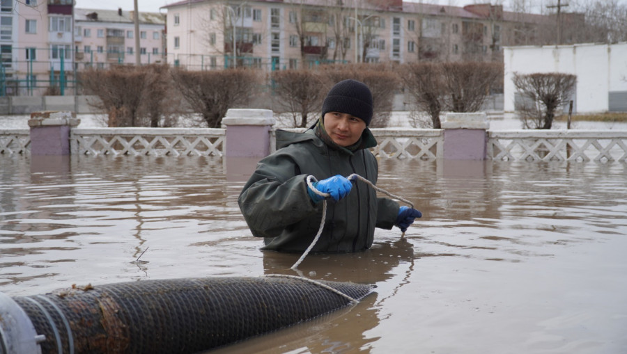 Көкшетауда су тасқынына байланысты төтенше жағдай жарияланды