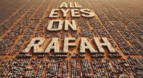 Әлеуметтік желіде тараған "All eyes on Rafax" флешмобы не туралы?