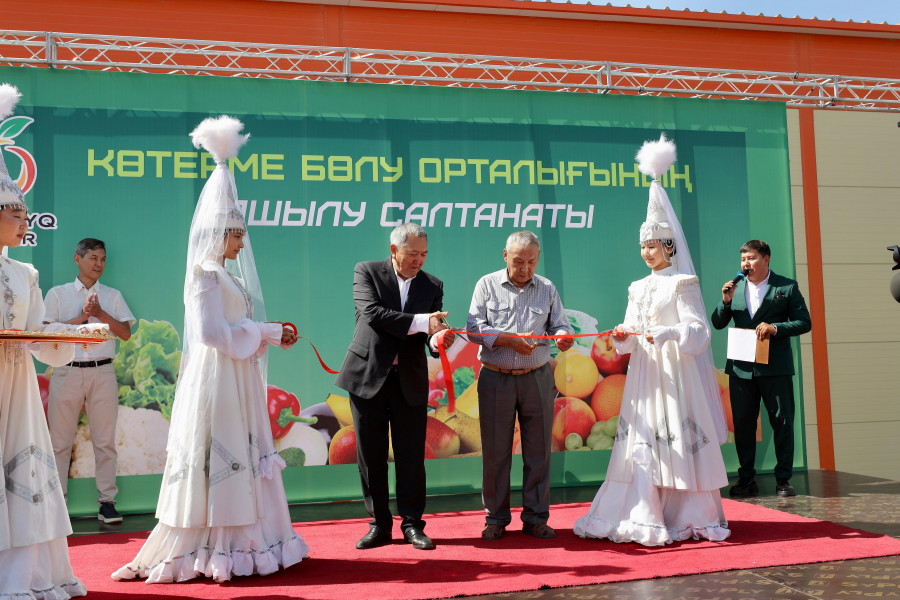 Маңғыстауда бір мезгілде 40 мың тонна өнім сақтайтын көтерме-тарату орталығы ашылды