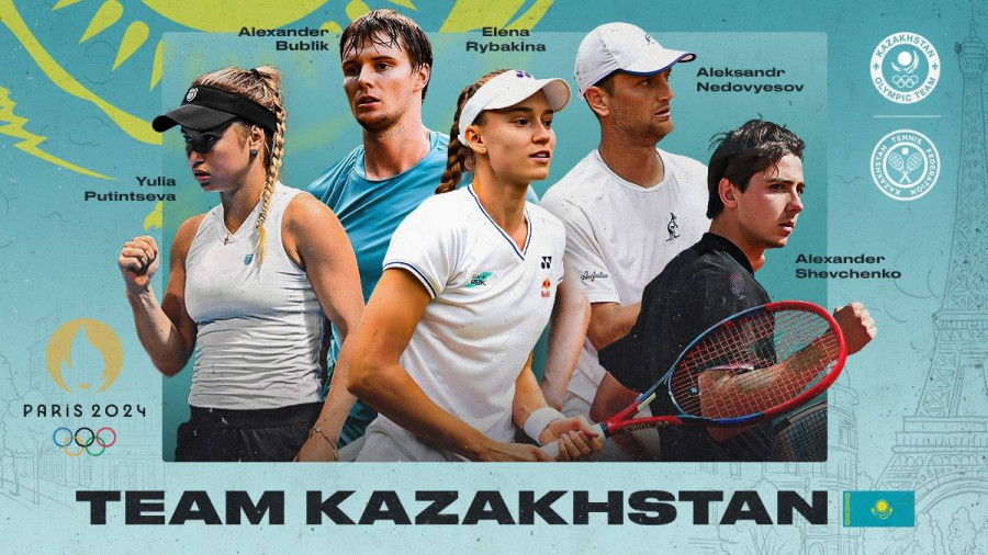 Олимпиадаға баратын қазақстандық теннисшілер тізімі жарияланды