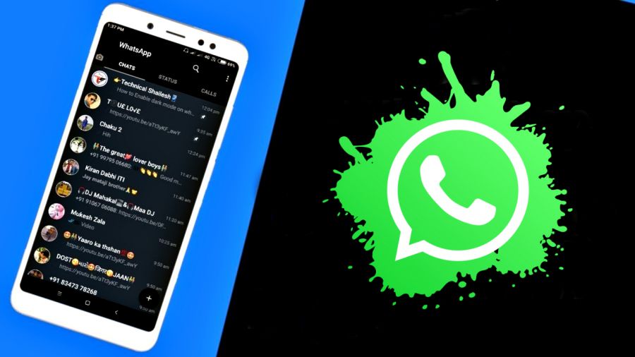 WhatsApp қара түске боялмақ 