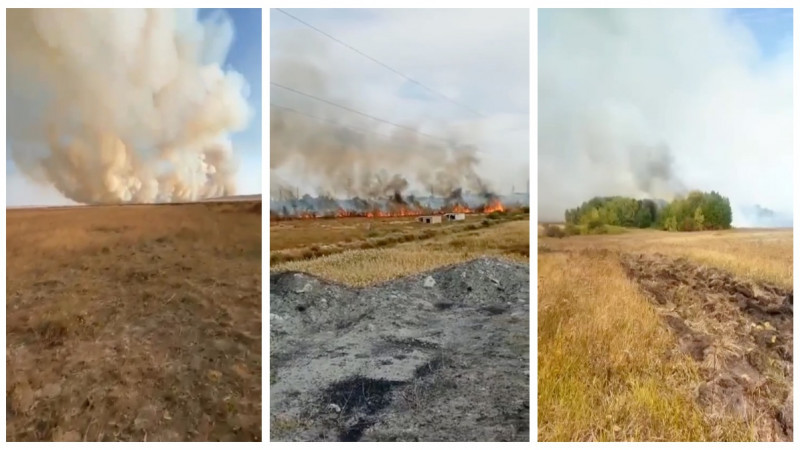 Қарағанды облысында бір күнде 17 табиғи өрт тіркелді: Халық Қостанайдағы жағдай қайталана ма деп қорқады