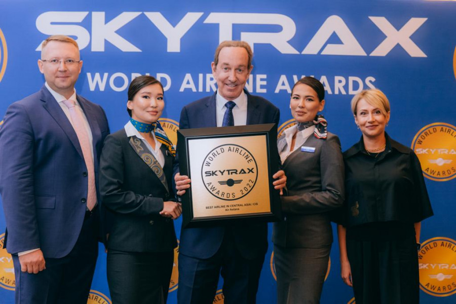 Air Astana  Орталық Азия және ТМД елдері арасындағы үздік әуе компаниясы атанды