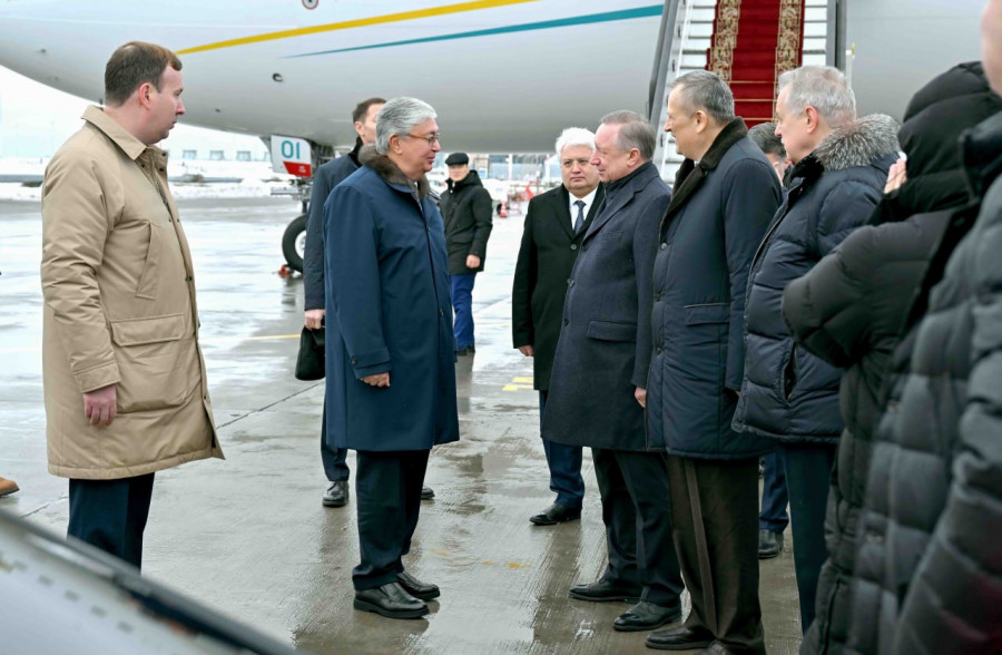 Тоқаев Санкт-Петербургке барды