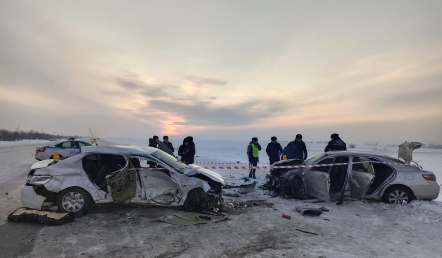 Петропавл маңындағы жантүршігерлік жол апатында екі адам қаза тапты