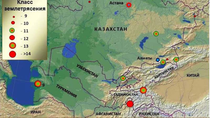 Алматы маңында бір түнде алты жер сілкінісі болды